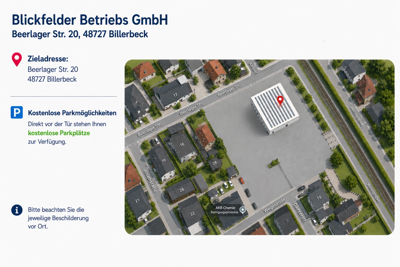 Anfahrt Blickfelder