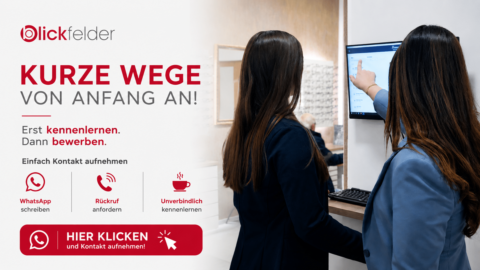 Kontaktaufnahme WhatsApp Kontaktaufnahme WhatsApp Blickfelder